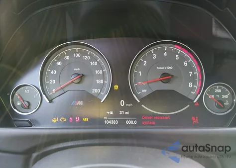 2017 BMW M3 z USA, uszkodzony, nr VIN WBS8M9C55H5G42386